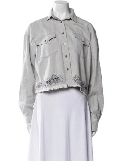 Pre-owned Iro Denim Jacket In Gray