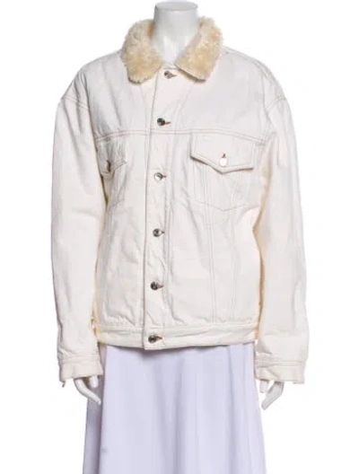 Pre-owned Iro Denim Jacket In Neutral