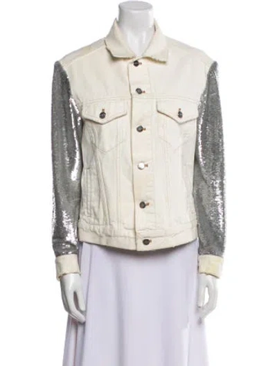 Pre-owned Iro Denim Jacket In Neutral