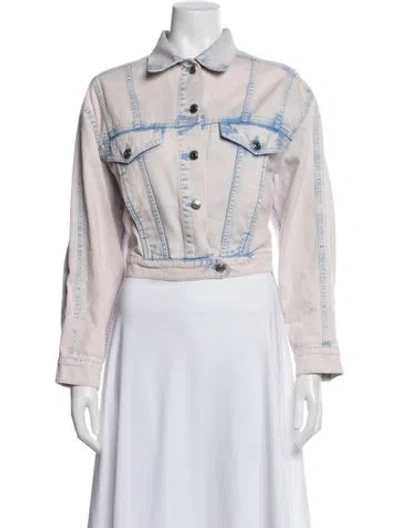Pre-owned Iro Denim Jacket In Neutrals