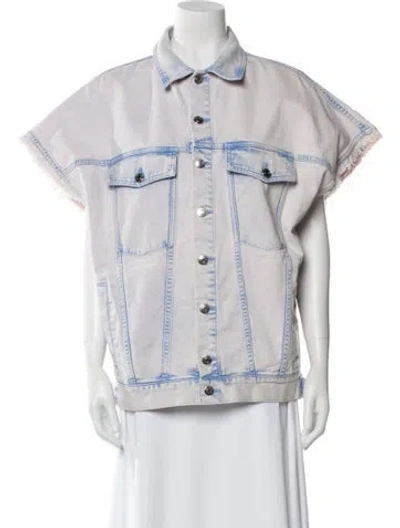 Pre-owned Iro Denim Jacket In Pink