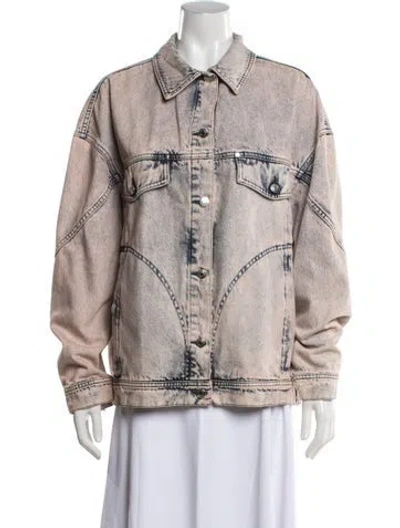Pre-owned Iro Denim Jacket In Pink