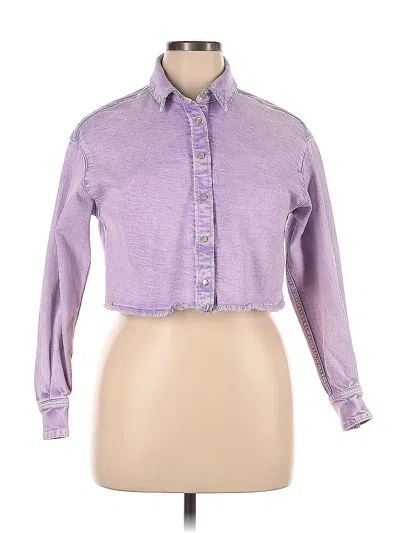 Pre-owned Iro Denim Jacket In Purple