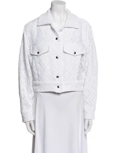 Pre-owned Iro Denim Jacket In White