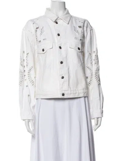 Pre-owned Iro Denim Jacket In White