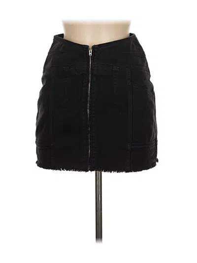 Pre-owned Iro Denim Skirt In Black