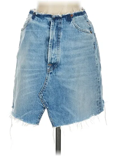 Pre-owned Iro Denim Skirt In Blue