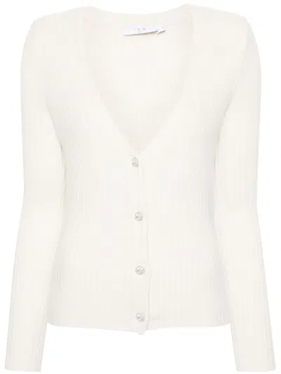 Iro Devora Cashmere Cardigan In Neutrals