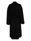 Iro Dimitra Wool Coat In Black