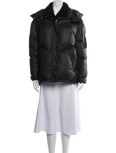 Pre-owned Iro Down Coat In Black