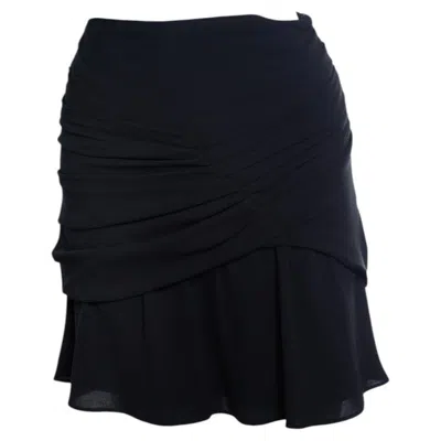 Pre-owned Iro , Draped Lussac Skirt In Black