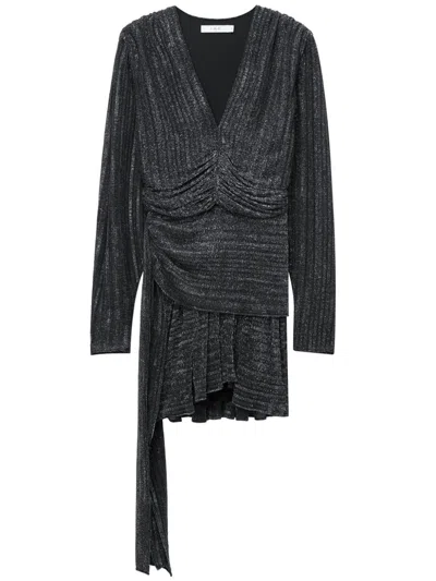 Iro Draped Minidress In Black