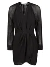 Iro Woman Mini Dress Black Size 4 Polyester In Black