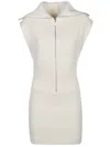 Iro Keila Knitted Wool Dress In Beige