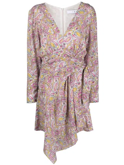 Iro Dresses Beige In Pink