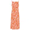 Iro Thin Shoulder Strap Dress In Orange