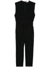 Iro Edama Pleat-detail Sleeveless Jumpsuit In Black
