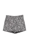 Iro Edela Cotton Blend Shorts Textured Pockets In Multi