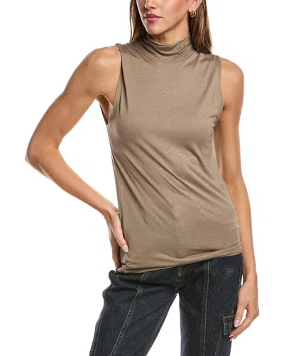 Iro Ekhi Silk-blend Tank In Brown