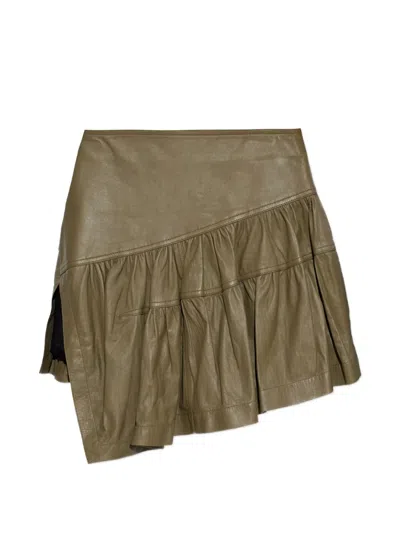 Iro Ruffled Skirt In Green