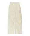 Iro Elastic Waist Casual Pants In White