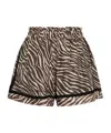 Iro Elastic Waist Shorts In Brown