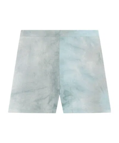 Iro Elastic Waistband Shorts In Blue