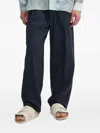 Iro Elastic-waistband Trousers In Blue