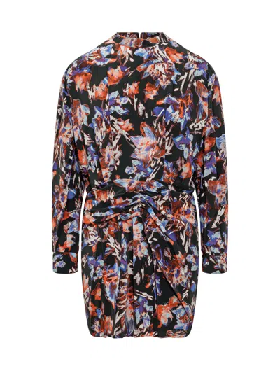 Iro Elegant Mini Suit In Black Multicolor