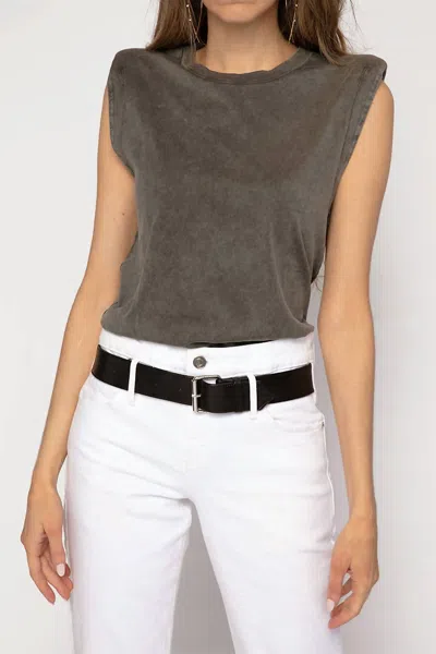 Iro Elena Sleeveless Top In Grey In Gray