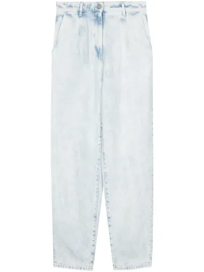 Iro Elide Faded-effect Jeans In Blue