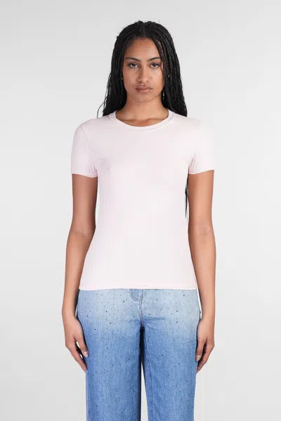 Iro Elonia T-shirt In Rose-pink Cotton
