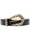 Iro Embella Buckle-fastening Belt In Black