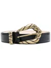 Iro Embella Buckle-fastening Belt In Black