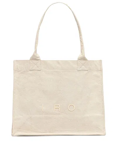 Iro Embroidered-logo Tote Bag In Neutral