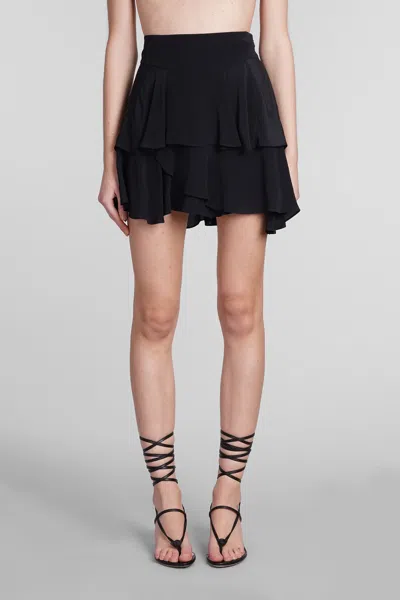 Iro Emerie Skirt In Black Viscose
