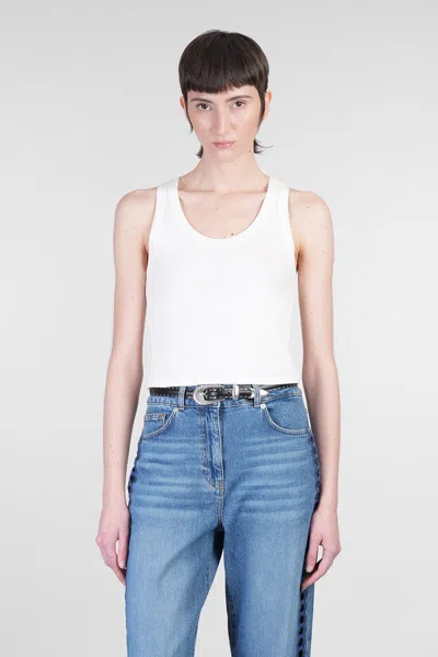 Iro Emma Tank Top In White Cotton