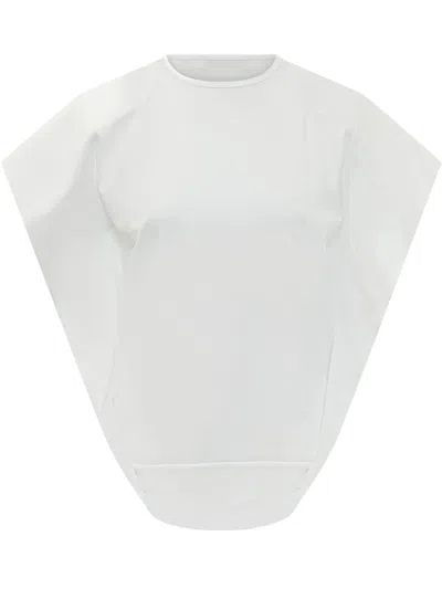 Iro Essential T-shirt With Classic Neckline In Porcelain