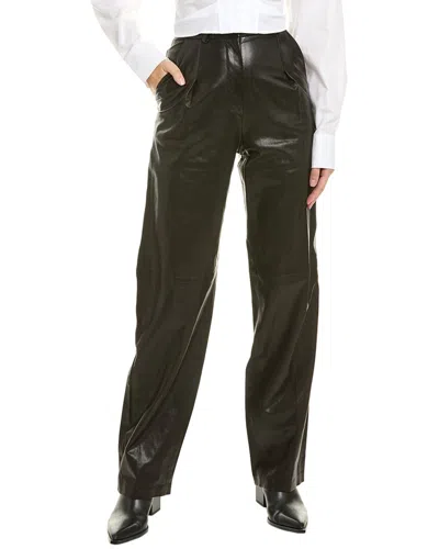 Iro Eveli Leather Pant In Black