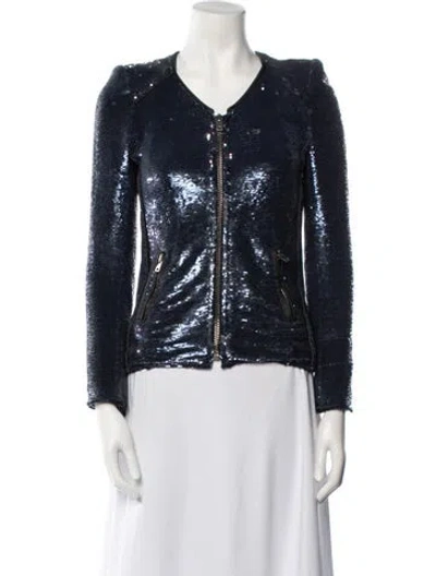 Pre-owned Iro Evening Jacket In Blue