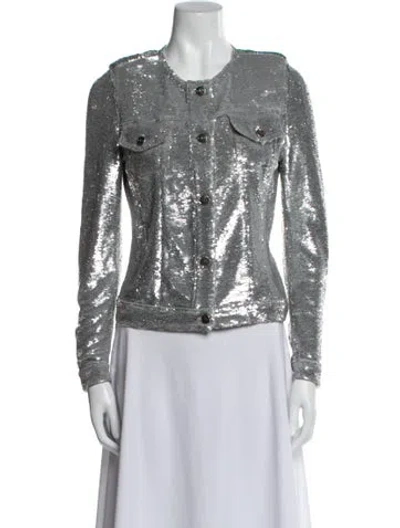 Pre-owned Iro Evening Jacket In Silver