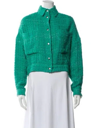 Pre-owned Iro Ezro Evening Jacket In Green