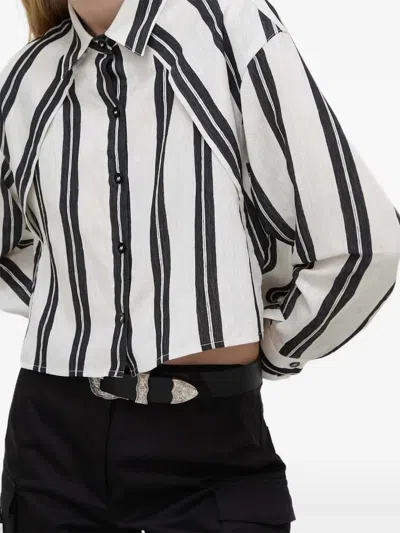 Iro Fabana Striped Shirt In White