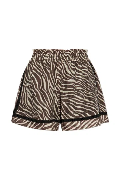 Iro Elastic Waist Shorts In Multi