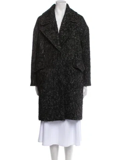 Pre-owned Iro Faux Fur Coat In Gray