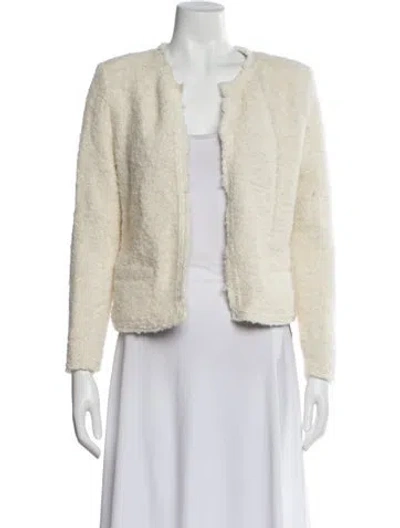 Pre-owned Iro Faux Fur Jacket In Neutral