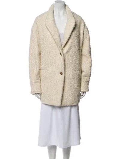 Pre-owned Iro Faux Fur Jacket In Neutral