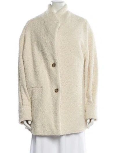Pre-owned Iro Faux Fur Jacket In Neutral