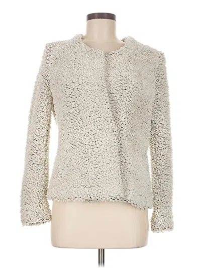 Pre-owned Iro Faux Fur Jacket In White