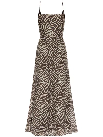 Iro Felisse Maxi Dress In Neutrals